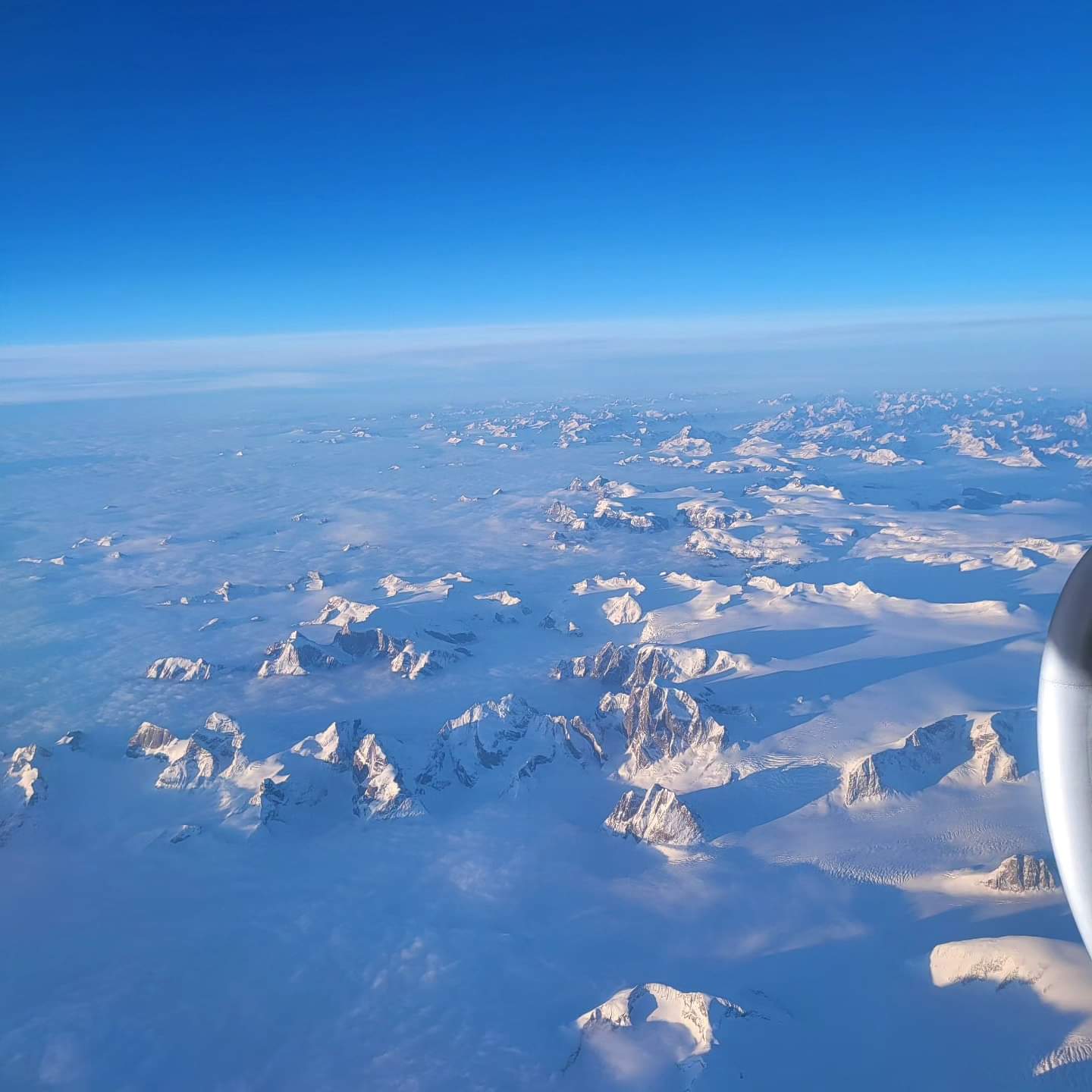 Flying Over Greenland